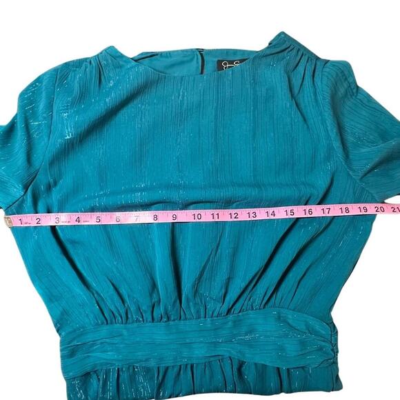 Jessica Simpson “Amella” Dress Ocean Depths - NWT & Bell Sleeve Babe Vibes 💃💙 - Picture 12 of 13